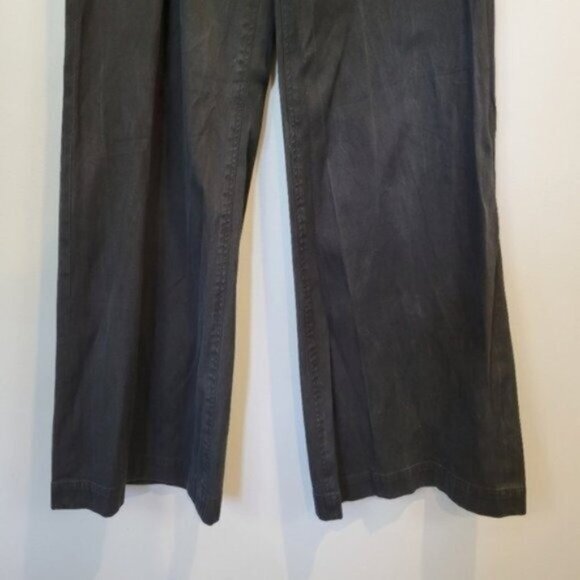 Ralph Lauren Collection Purple Label | High Rise Wide Leg Flare Pants Black - Picture 5 of 9